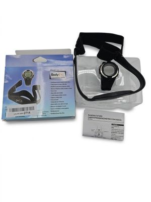 a bag with a camera attached to it and a card attached to it
