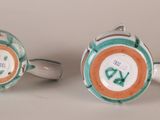 three different types of teapots are sitting on a table