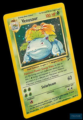 une carte Pokémon sur laquelle figure l'image d'un poisson