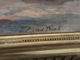 an image of a painting of a boat on a body of water