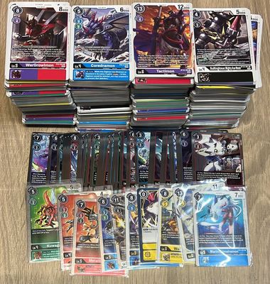 Digimon : Lot DE 1000 Cartes Anglaise Dont 10 Rares ET 30 BR…