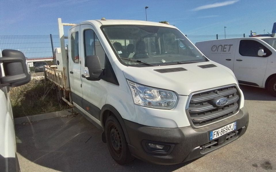 FORD TRANSIT DOUBLE CABINE L3 TDCI130 TREND PLATEAU.