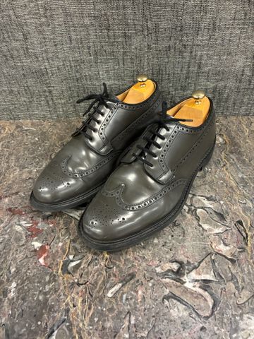 CHURCH'S London – Paire de chaussures GRAFTON, modèle en cuir lis...