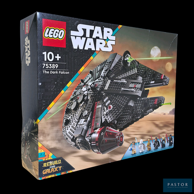 une boîte contenant un ensemble Lego Star Wars « Millennium Fighter »