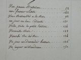 a menu for a restaurant with a price list on it