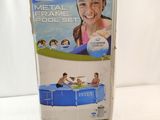a box with a picture of a little girl playing with a ball