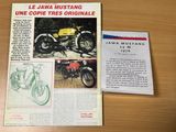 a magazine with a picture of a motorcycle on it