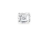 an emerald cut diamond on a white background