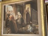 a picture of a painting hanging on a wall in a room