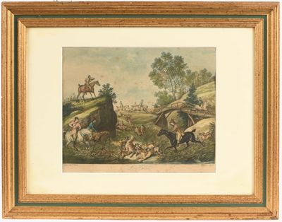 une image représentant un tableau où l'on voit un groupe d'animaux dans un champ