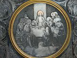 a picture of the last supper of jesus on the table