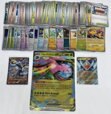 pokemon trading card game with a lot of cards and a lot of cards