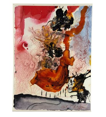 une image représentant un tableau d'une femme avec des fleurs sur la tête