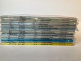 a stack of cassettes stacked on top of each other