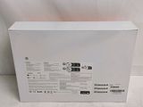 the back of a white box on a white surface with a white background
