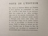 an open book with a black and white text on it