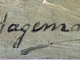 an image of a close up of a piece of wood with writing on it