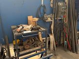 a picture of a garage with a lot of tools in it