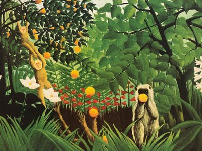 Henri Rousseau (d'après) Paysage de forêt vierge, ... - 83135998-193 ...