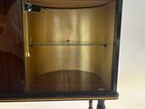 an image of a very nice looking cabinet with a glass door