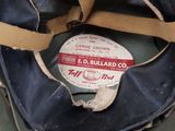 a label on the back of a baseball glove