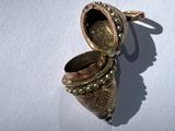 a ring that is sitting on top of a table