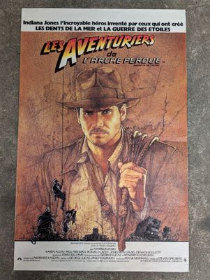 the adventures of indiana jones movie poster