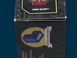 a black box with a lego figure on top of it