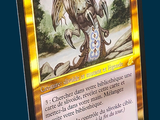 a card with a picture of a dragon on it