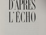 a close up of a book with a black and white cover