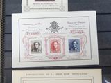 a lot of different stamps on a piece of paper