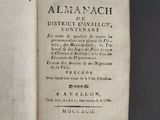 an open book with a black and white title on it