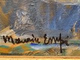 an image of a painting of a man ' s face with the word woman ' s camp written on it