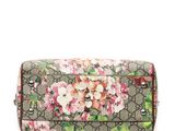 guccissi gg blooms print wallet bag