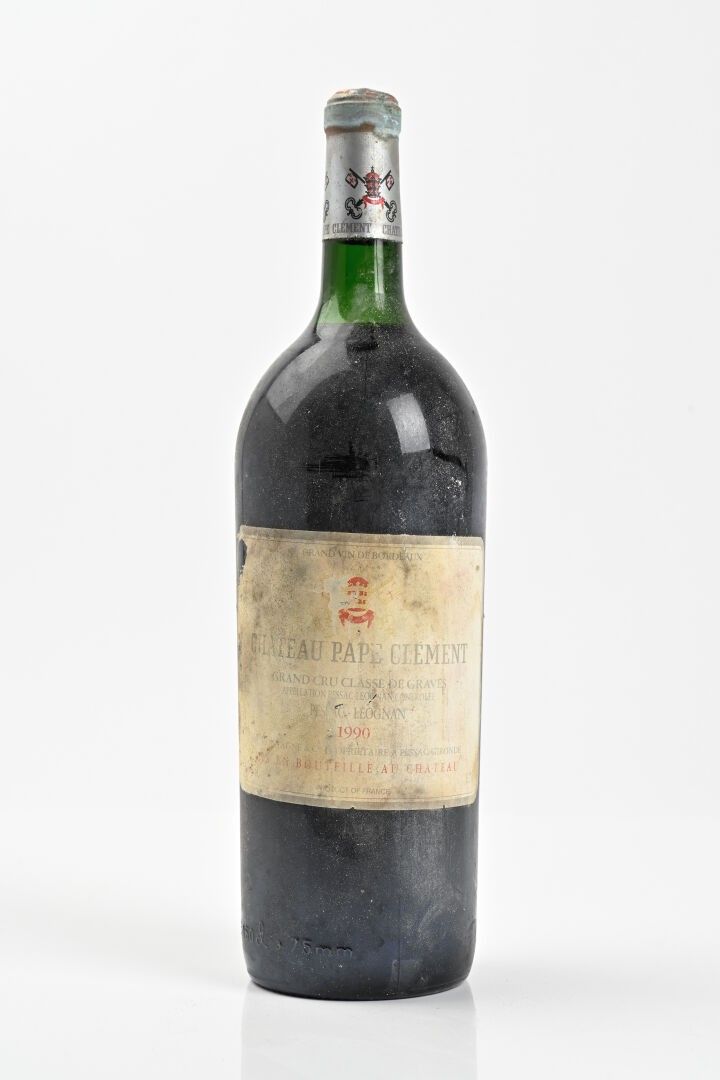 1Mag CHÂTEAU PAPE CLEMENT (T.L.B; e.t.h. à e.t.a; c.c. bombée) GG Graves 1990