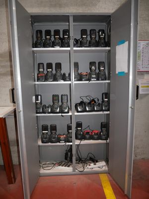 une armoire de collecte de données et ses terminaux de colle…