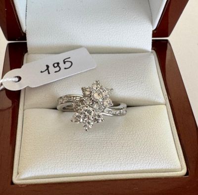 Bague Unisexe En Or 18K Avec Diamant - Taille 63/64, Occasion En Parfait état