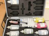 a case that has a lot of different items inside of it