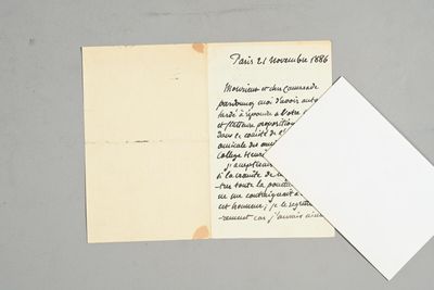 Pierre PUVIS DE CHAVANNE. Lettre autographe signée. 2 pp. in…