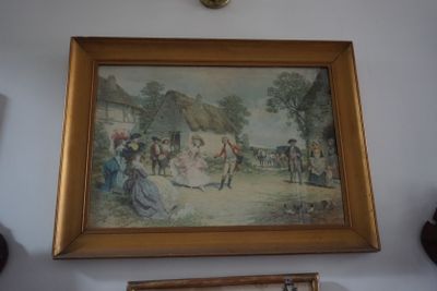 une image d'un tableau accroché au mur d'une pièce