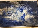 a picture of a painting on the wall of a room