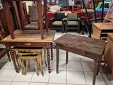 a lot of chairs and tables in a room