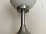 a lamp that is on top of a table