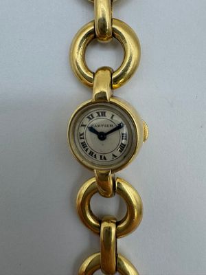 CARTIER N° 83807 Vers 1950 Montre-bracelet de dame en or jau… - Photo 1