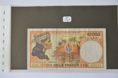 un ancien billet de banque sur lequel figure le portrait d'une femme