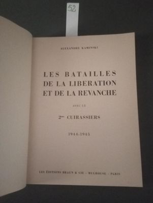 Alexandre KAMINSKI ‘Les batailles de la Libération et de la …
