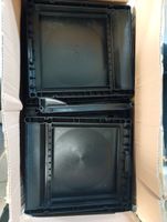 Trois poubelles de tri pour sacs de 80 à 110 L