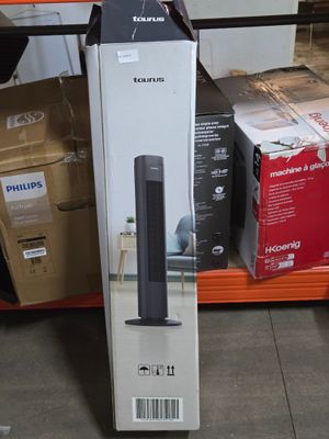 a black and white box on the floor next to a black and white box