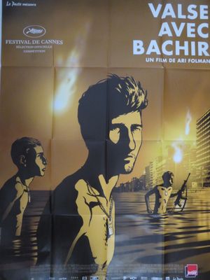 "Valse avec Bachir": (2008) de Ari FOLMAN - Affiche 1,20x1,6…