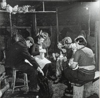 André GAMET (1919-2017) Saint-Sorlin-d'Arves (Savoie). Veill…